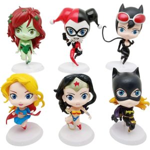 مینی فیگور DC Super Hero Girls مجموعه 6 عددی