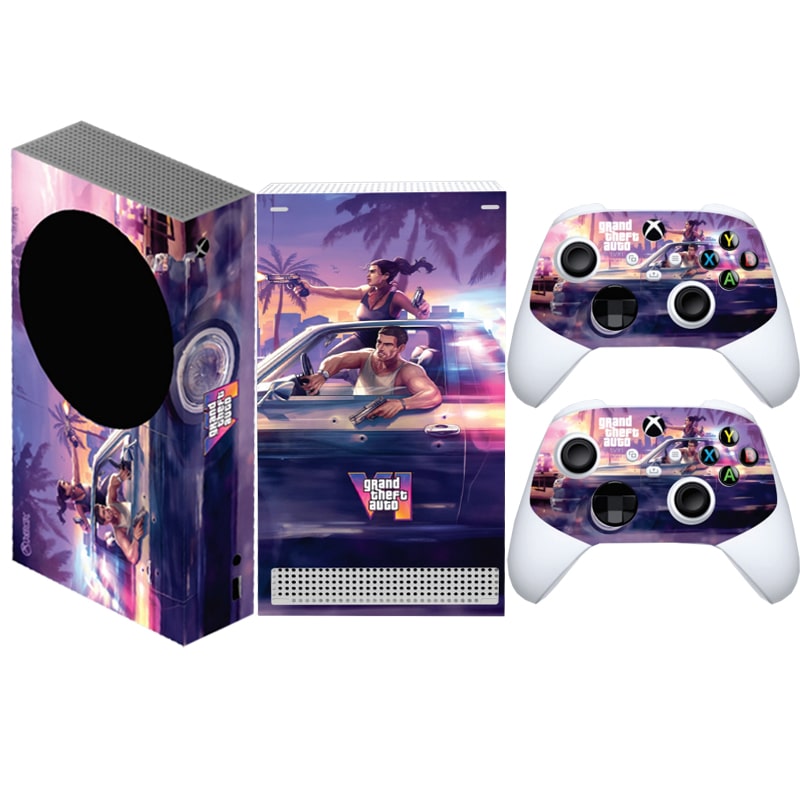 برچسب کنسول Xbox series s Game Over طرح GTA C