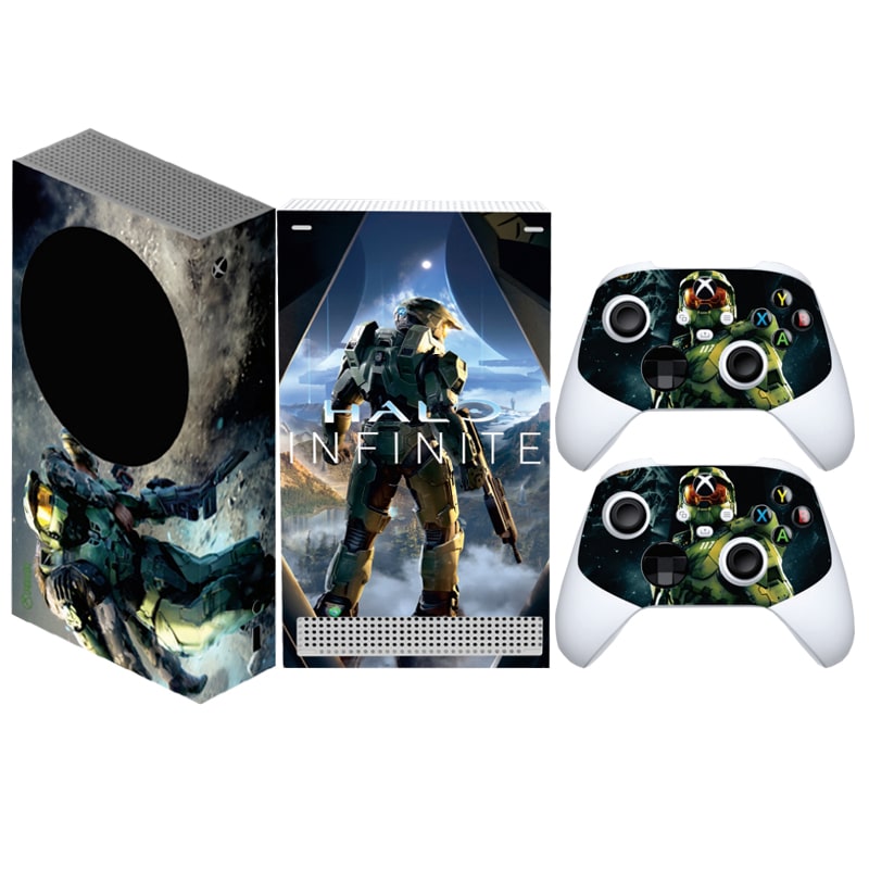 برچسب کنسول Xbox series s Game Over طرح Halo Infinite