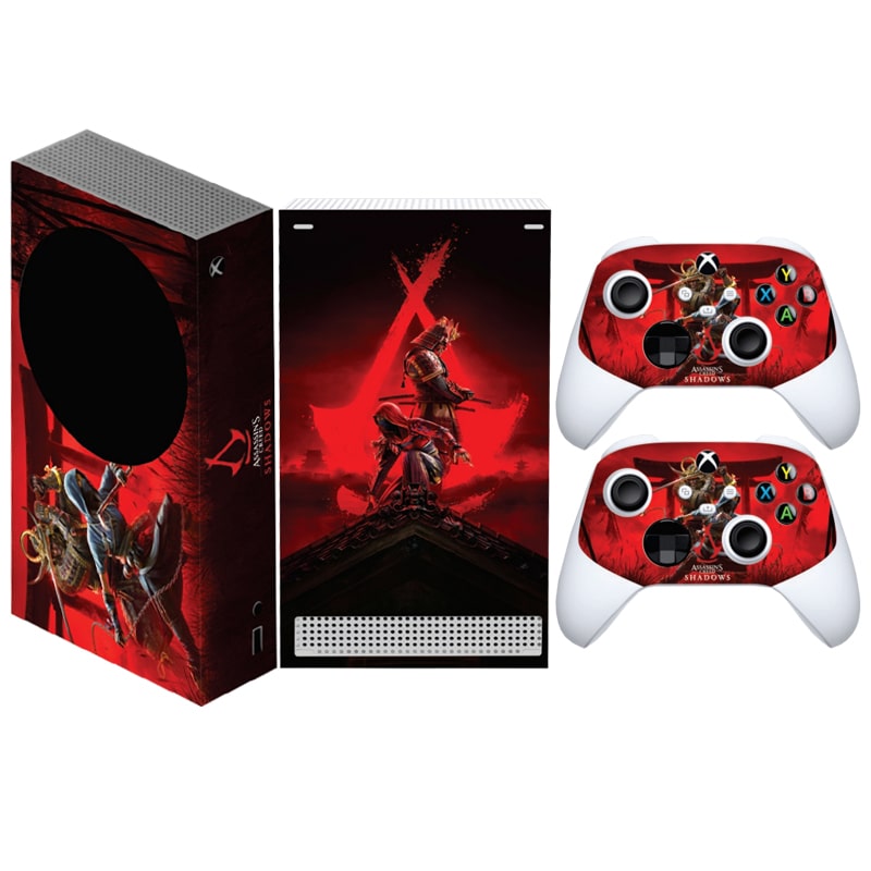 برچسب کنسول Xbox series s Game Over طرح Assassins creed shadows