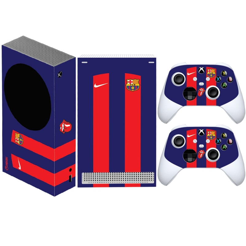 برچسب کنسول Xbox series s Game Over طرح بارسلونا FCB