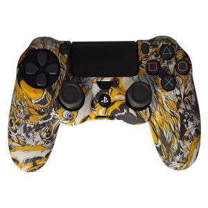 روکش دسته PS4 طرح اژدهای زرد Dragon