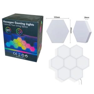 پنل LED هوشمند لمسی شش ضلعی (3 عددی)