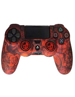 روکش دسته PS4 طرح ROSE