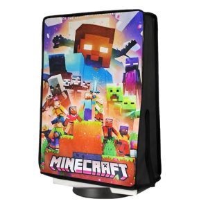کاور کنسول PS5 فت طرح ماینکرافت MINECRAFT