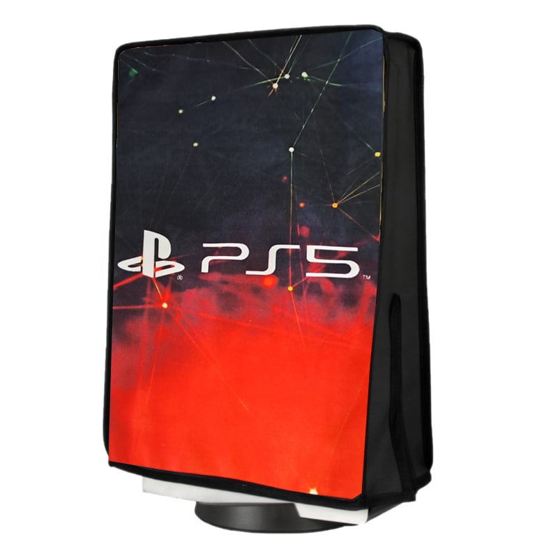 کاور کنسول PS5 فت طرح لوگو پلی استیشن PS
