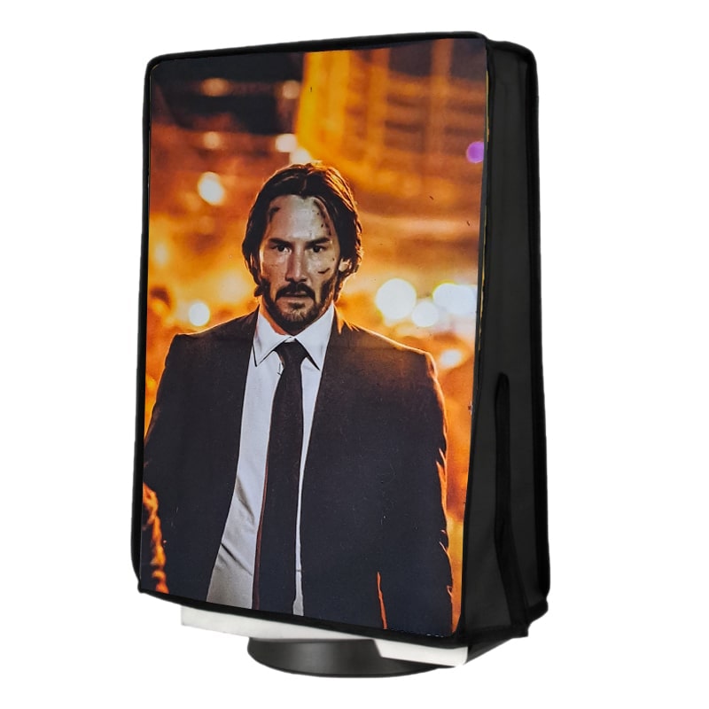 کاور کنسول PS5 اسلیم طرح jhon wick