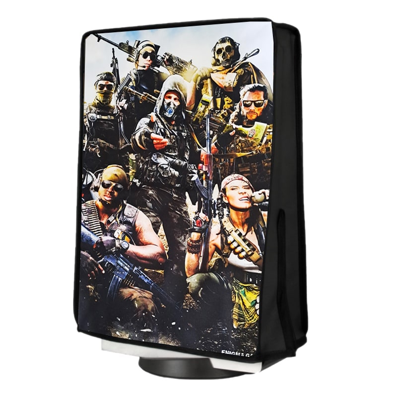 کاور کنسول PS5 اسلیم طرح call of duty : warzone