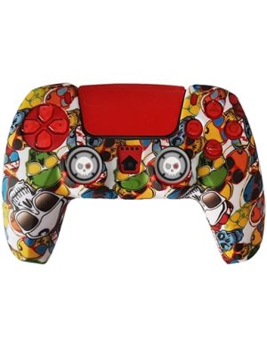 روکش دسته PS5 طرح جمجمه عینکی SKULL