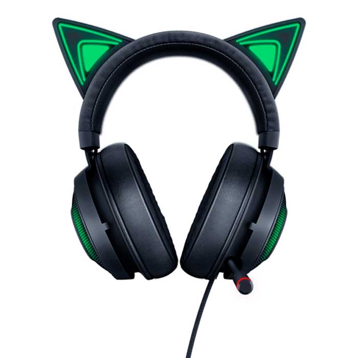 هدست گیمینگ Razer kraken Kitty Edition رنگ مشکی