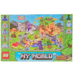 لگو روستایی ماینکرافت مدل JX026 ست 8 عددی