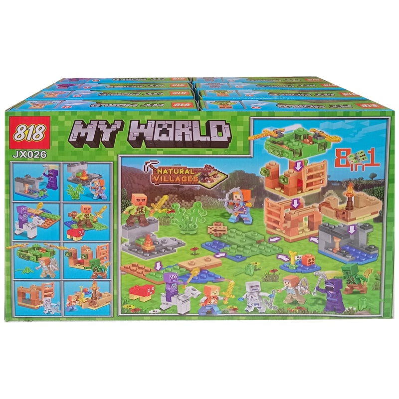 لگو روستایی ماینکرافت مدل JX026 ست 8 عددی - Image 3