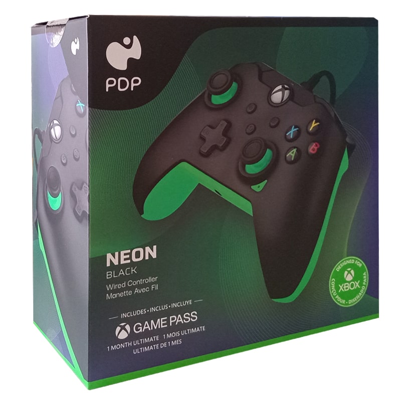 کنترلر ایکس باکس PDP رنگ مشکی مدل NEON