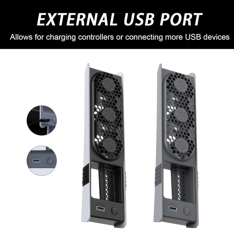 فن RGB پلی استیشن 5 SLIM/PRO مدل JYS P5228 - Image 6