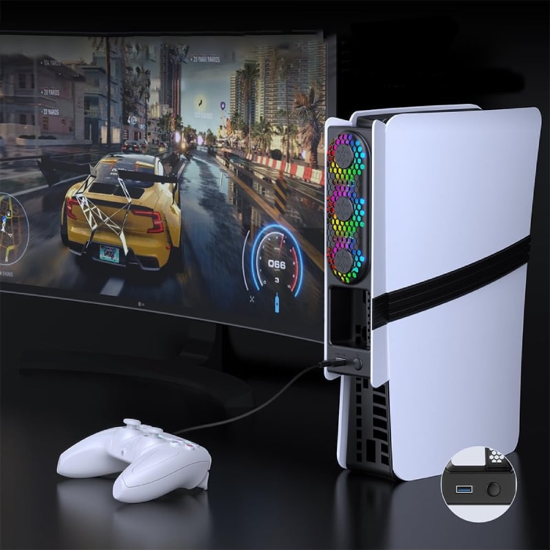 فن RGB پلی استیشن 5 SLIM/PRO مدل JYS P5228 - Image 10
