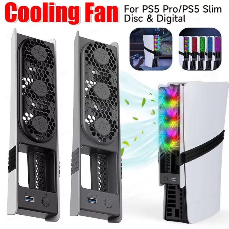 فن RGB پلی استیشن 5 SLIM/PRO مدل JYS P5228 - Image 7