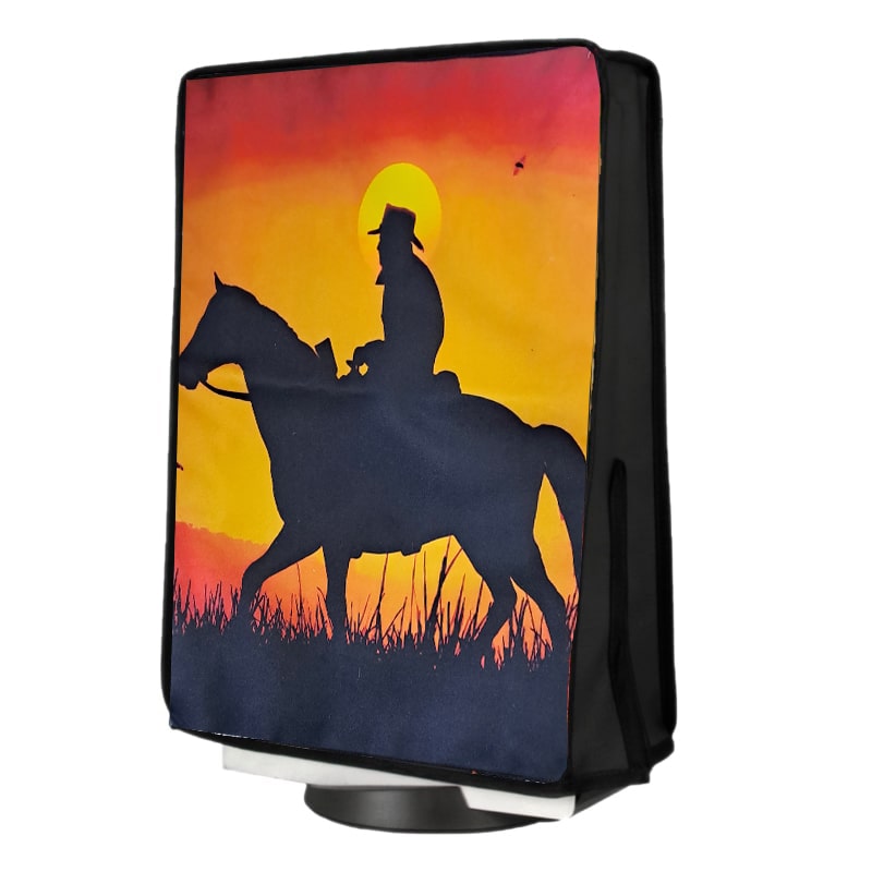 کاور کنسول PS5 فت طرح رد دد RED DEAD