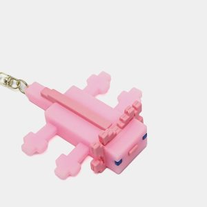 جاسوئیچی سیلیکونی ماینکرافت مدل Axolotl