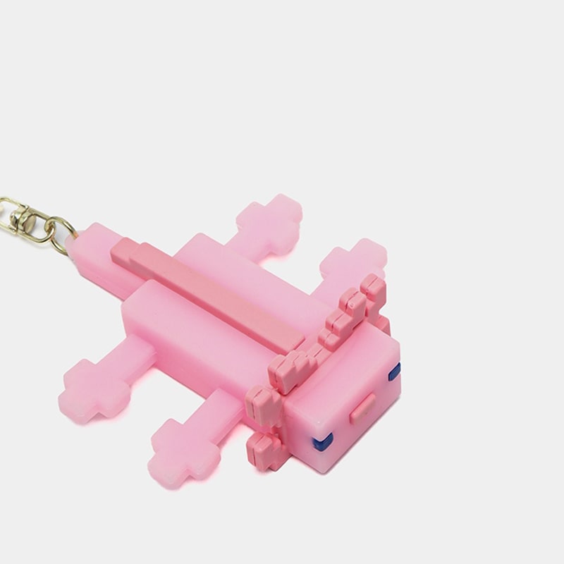 جاسوئیچی سیلیکونی ماینکرافت مدل Axolotl