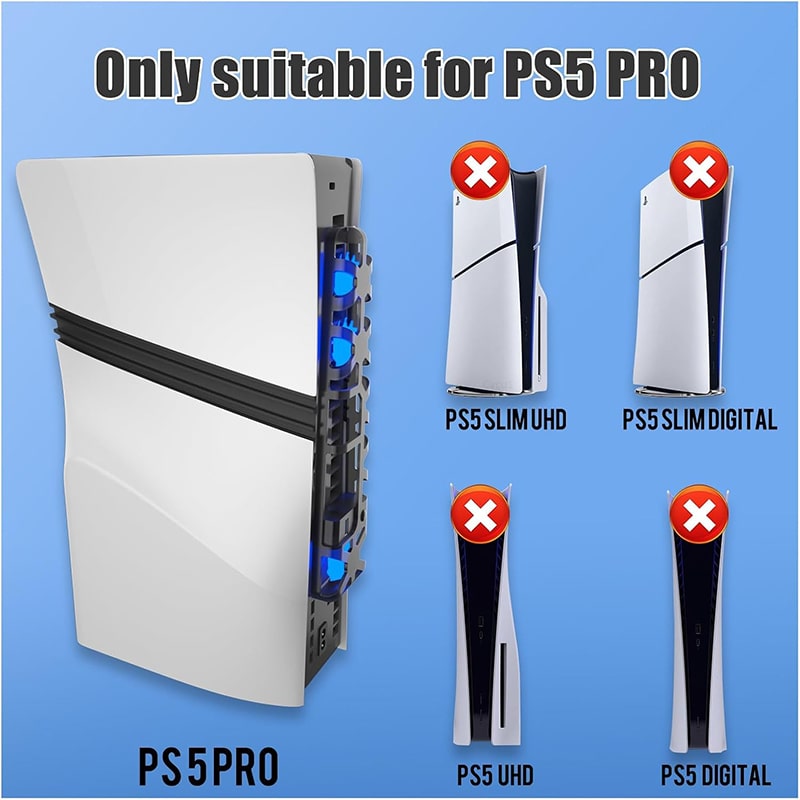 فن RGB دابی مخصوص PS5 PRO مدل DOBE TP5-35153S - Image 13