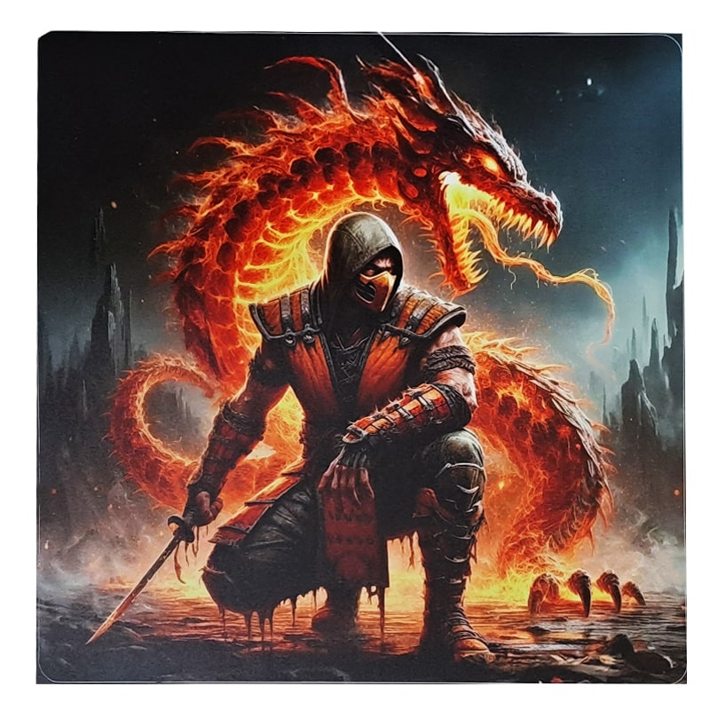 برچسب کنسول PS4 (GO) طرح MORTAL D