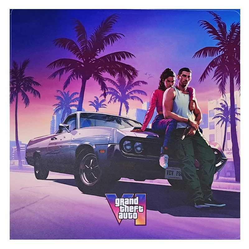 برچسب کنسول PS4 (GO) طرح GTA II