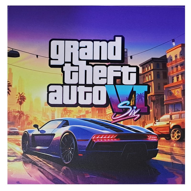 برچسب کنسول PS4 (GO) طرح GTA III