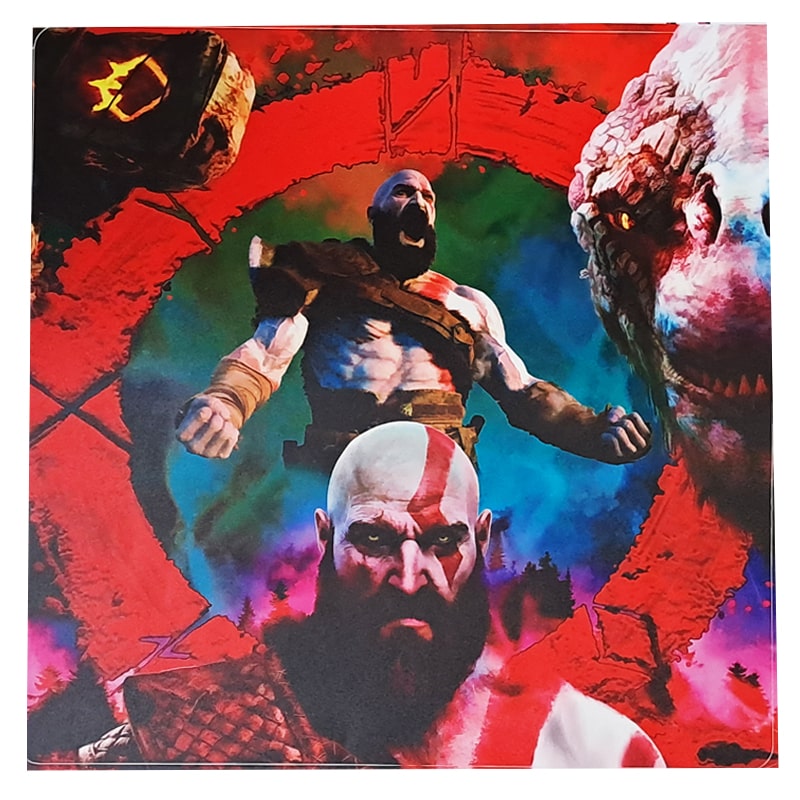 برچسب کنسول PS4 (GO) طرح GOD OF WAR 1