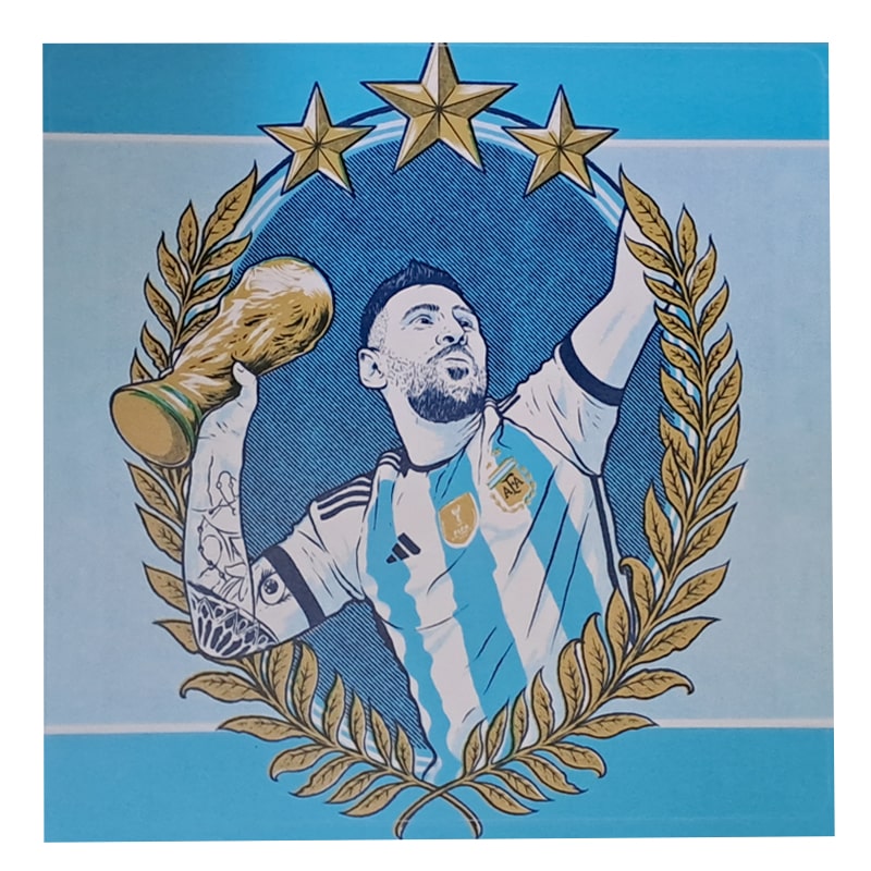 برچسب کنسول PS4 (GO) طرح مسی