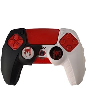 روکش دسته PS5 مدل anti slip سفید-سیاه