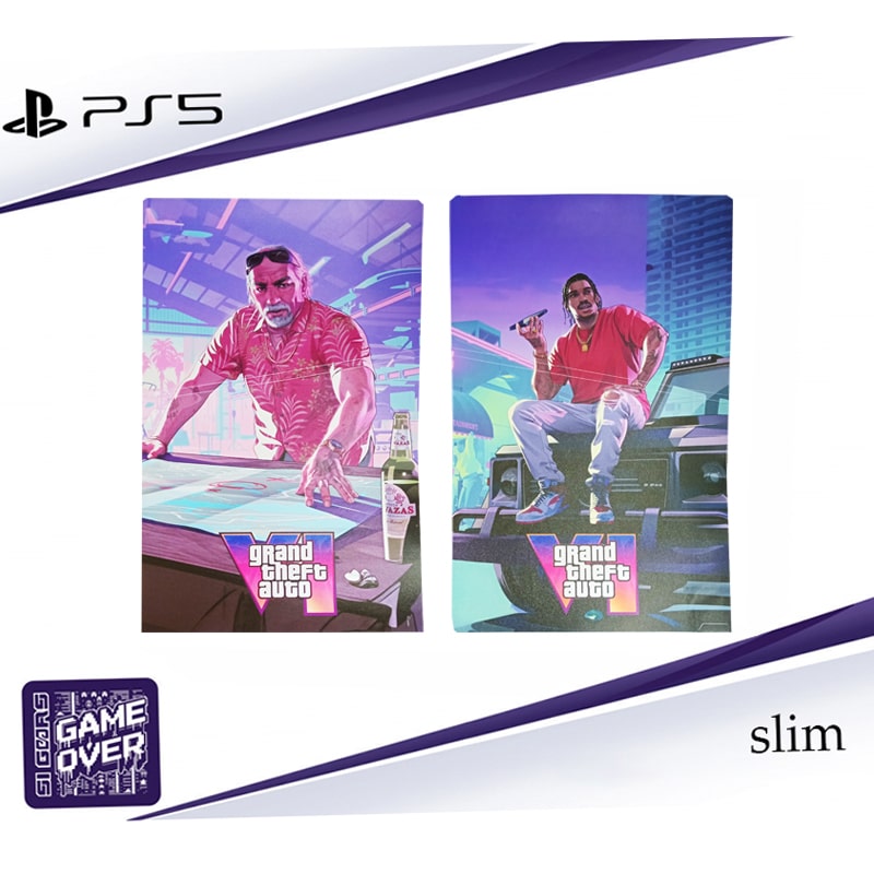 برچسب کنسول PS5 SLIM (GO) طرح GTA A