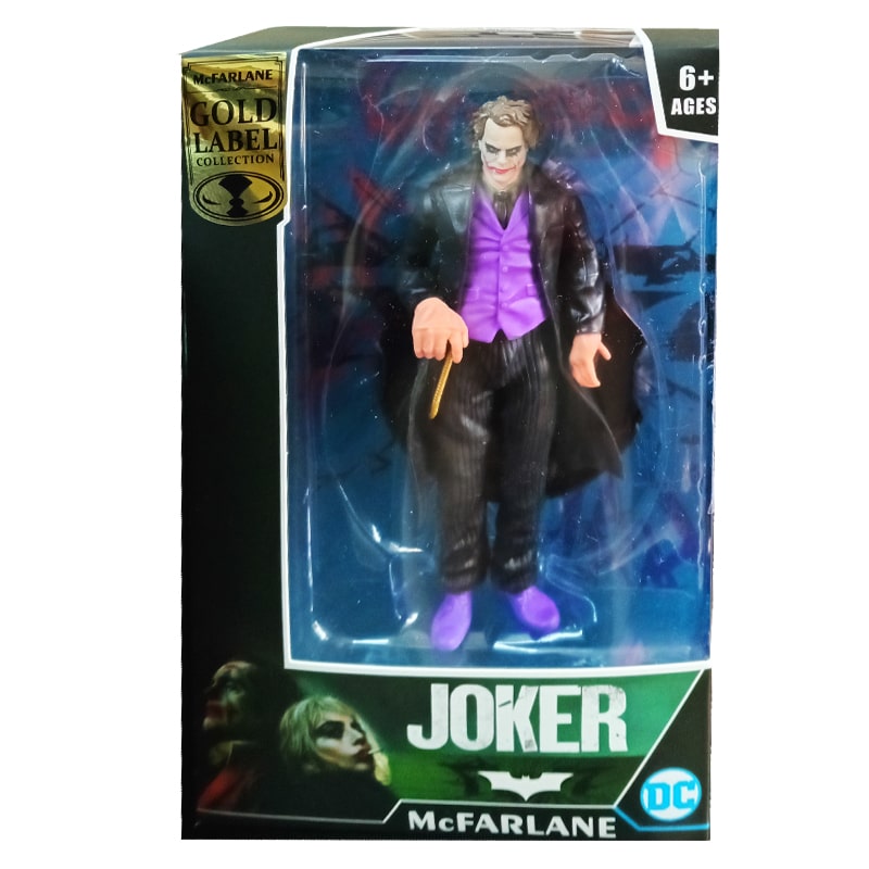اکشن فیگور جوکر سیاه با جلیقه بنفش طرح McFarlane