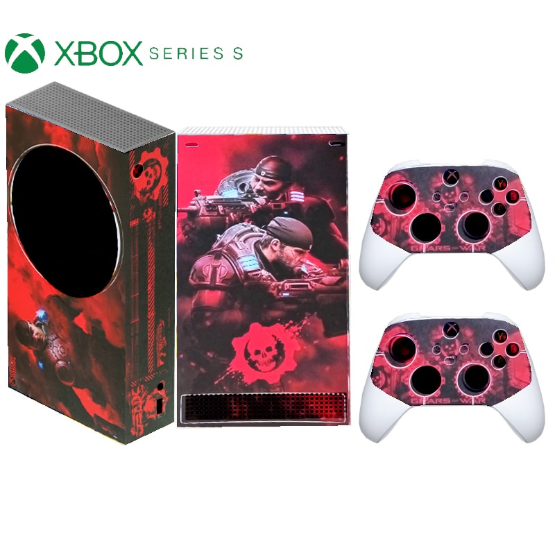 برچسب کنسول Xbox series s GO طرح Gears of war