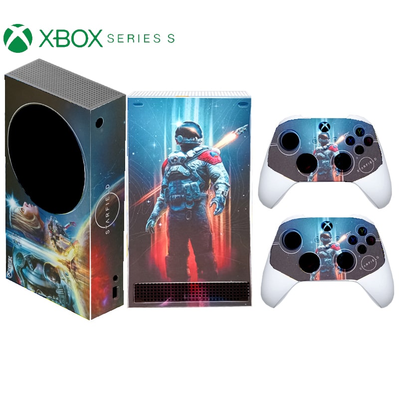 برچسب کنسول Xbox series s GO طرح Starfield