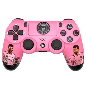 دسته بازی PS4 های کپی طرح مسی Messi miami