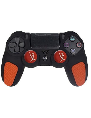 روکش دسته PS4 طرح ضد لغزش مشکی-قرمز