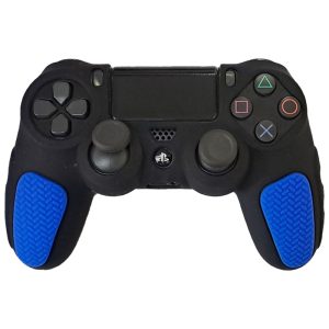 روکش دسته PS4 طرح ضد لغزش مشکی-آبی
