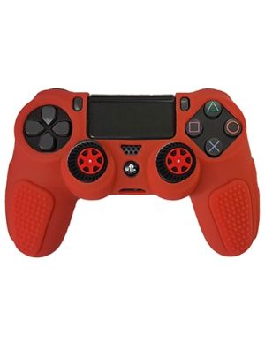 روکش دسته PS4 طرح ضد لغزش قرمز