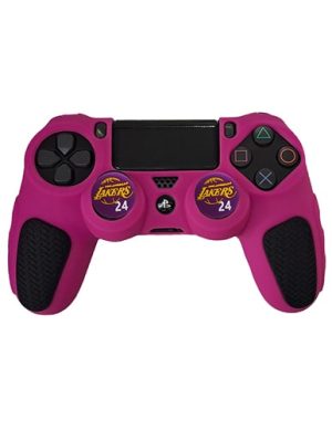 روکش دسته PS4 طرح ضد لغزش صورتی-مشکی