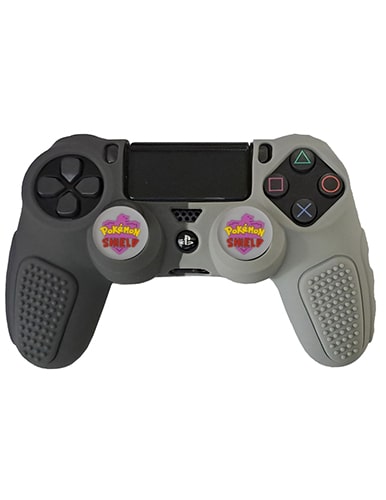 روکش دسته PS4 ضد لغزش دو رنگ طوسی