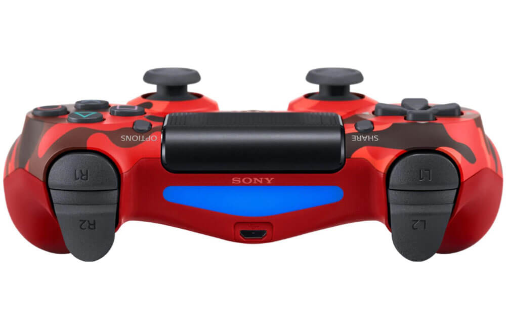 دسته بازی PS4 مدل DualShock Red Camouflage اصلی