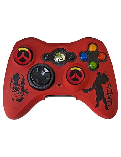 محافظ دسته XBOX 360 طرح GOD OF WAR قرمز