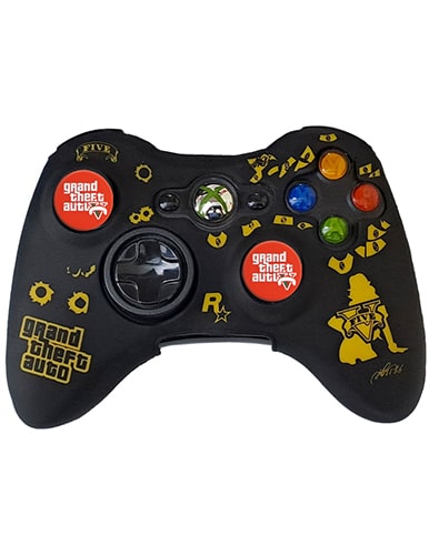 محافظ دسته XBOX 360 طرح GTA مشکی