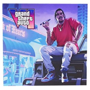 برچسب کنسول PS4 (GO) طرح GTA I جی تی ای