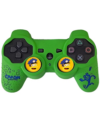 محافظ دسته PS3 طرح CRASH سبز
