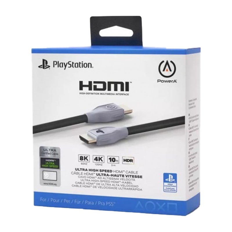 کابل PowerA HDMI 2.1 مخصوص PS5 طول 3 متر