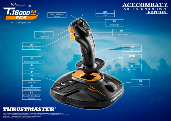 خرید دسته بازی خلبانی THRUSTMASTER مدل T.16000M FCS
