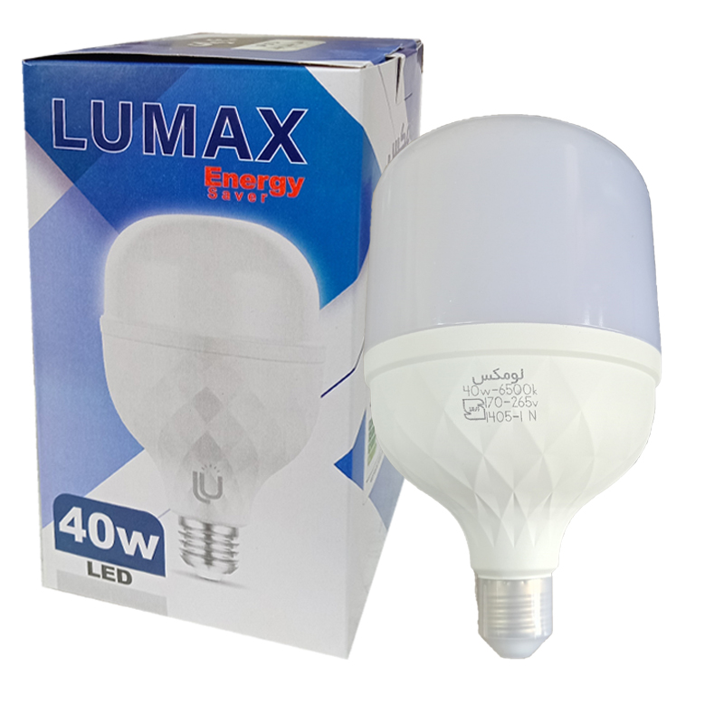 لامپ LED لومکس 40 وات مدل استوانه ایی - Image 3