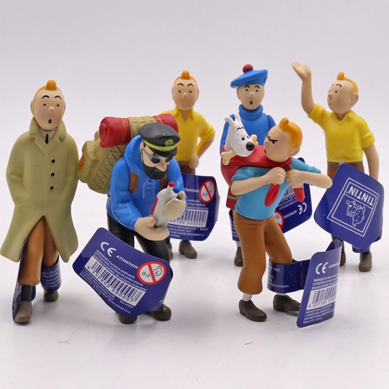فیگور تن تن و کاپیتان هادوک TinTin ست 6 عددی - Image 2