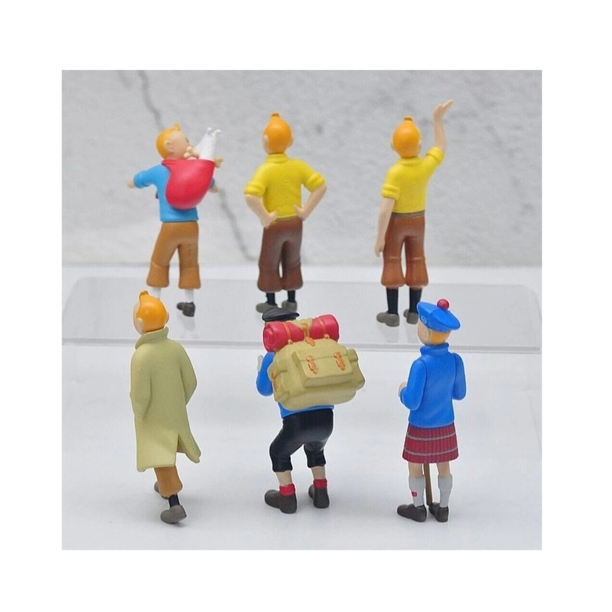 فیگور تن تن و کاپیتان هادوک TinTin ست 6 عددی - Image 4